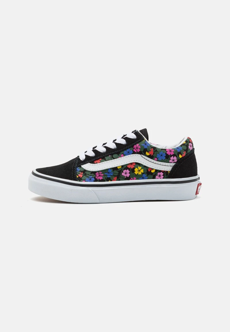 Vans OLD SKOOL UNISEX - Sneaker Low - Floral Black/white 1 Vans OLD SKOOL UNISEX - Sneaker Low - Floral Black/white