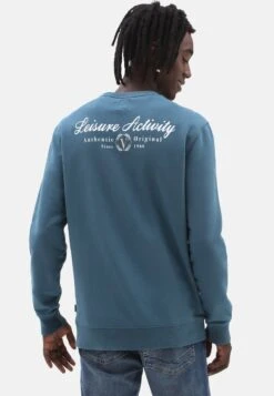 Vans LEISURE CREW - Sweatshirt - Medium Blue