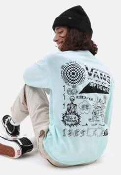 Vans SCATTERED TIE DYE LS - Langarmshirt - Medium Blue -Vans afa1ec9670de44acafbc0c4b7066605b