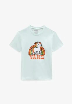 Vans UNICORN RAINBOW CREW - T-Shirt Print - Medium Blue -Vans b1b24d57f1124d3d848f0c8881c03e96
