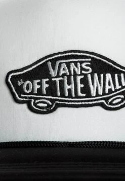 Vans MN CLASSIC PATCH TRUCKER - Cap - White/black -Vans b3f8ea17cb5a4a94b770bcb3c16278e8
