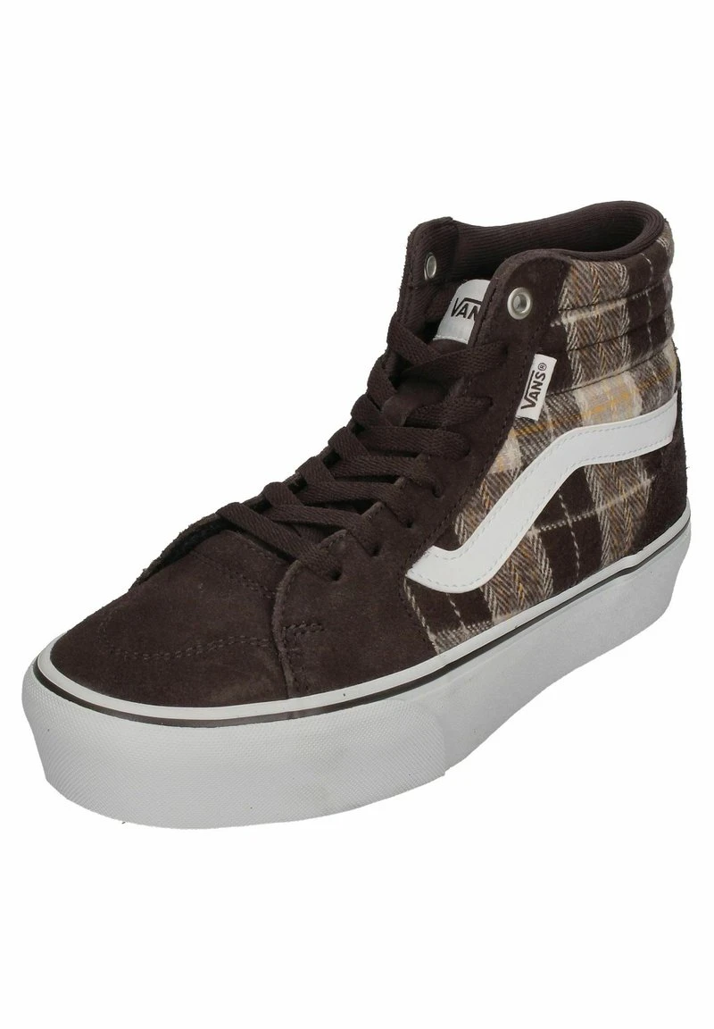 Vans FILMORE HI PLATFORM PLAID - Sneaker High - Plaid Mix Brown White 2 Vans FILMORE HI PLATFORM PLAID - Sneaker High - Plaid Mix Brown White – Bild 2