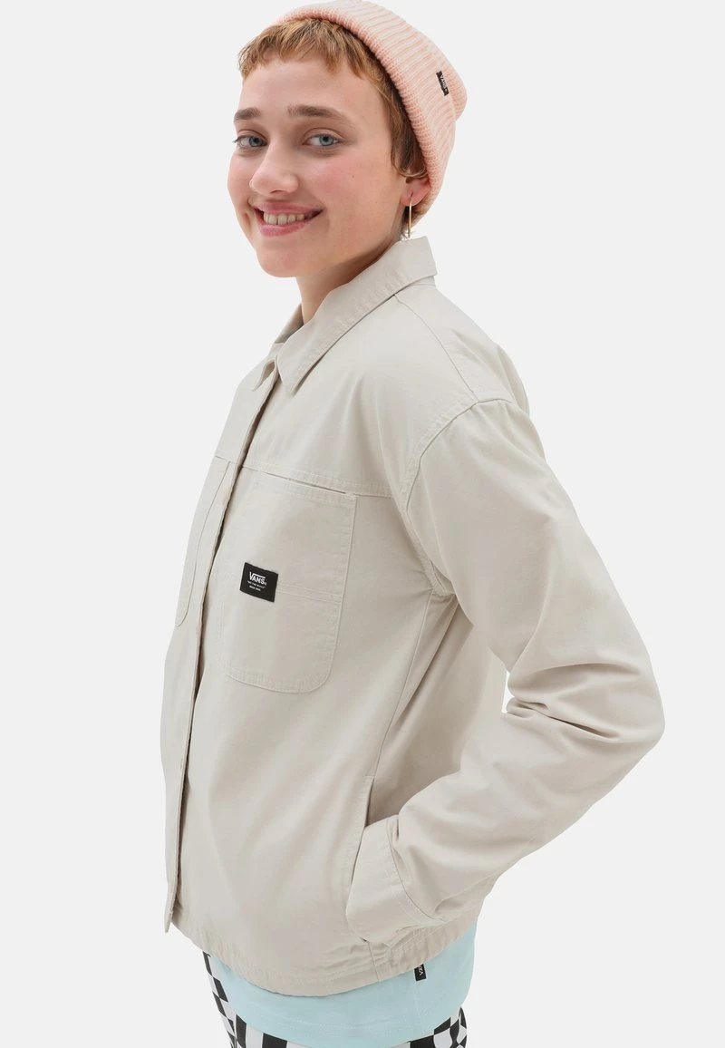 Vans GROUND WORK SHACKET - Hemdbluse - Light Beige 3 Vans GROUND WORK SHACKET - Hemdbluse - Light Beige – Bild 3