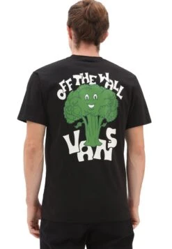 Vans OFF THE BROCCOLI SS TEE - T-Shirt Print - Black