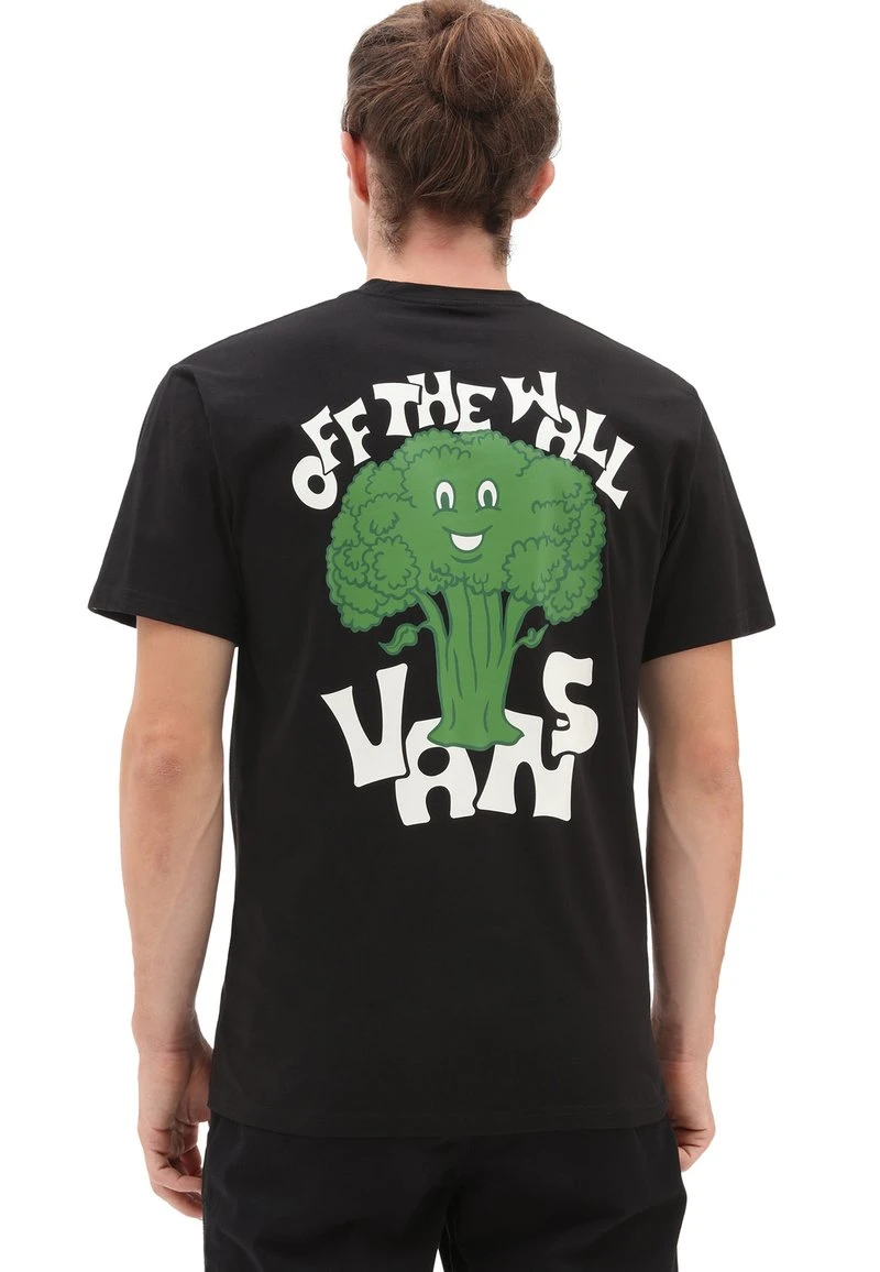 Vans OFF THE BROCCOLI SS TEE - T-Shirt Print - Black 1 Vans OFF THE BROCCOLI SS TEE - T-Shirt Print - Black