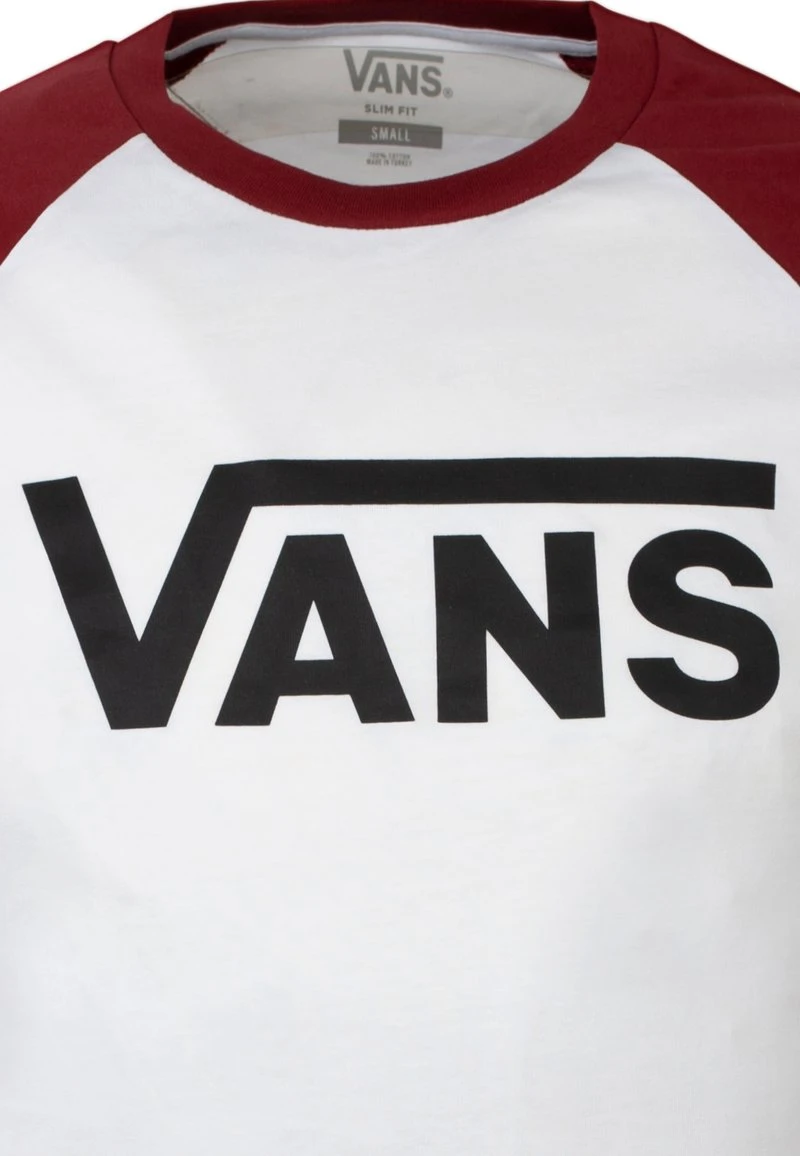 Vans RAGLAN - Langarmshirt - White Black Syrah 3 Vans RAGLAN - Langarmshirt - White Black Syrah – Bild 3