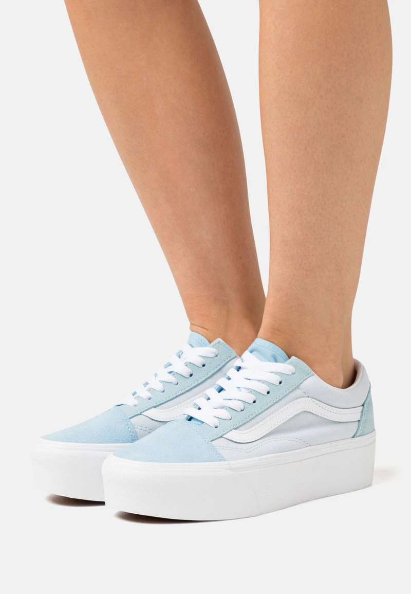 Vans OLD SKOOL STACKFORM - Sneaker Low - Color Block Blue 1 Vans OLD SKOOL STACKFORM - Sneaker Low - Color Block Blue