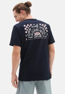 Vans FOREVER SS - T-Shirt Print - Navy