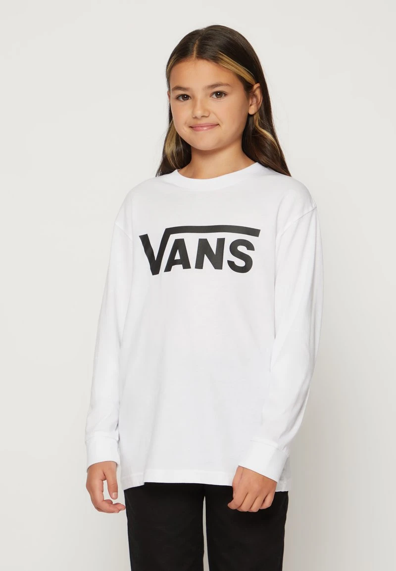 BY VANS CLASSIC LS BOYS - Langarmshirt - White/black 1 BY VANS CLASSIC LS BOYS - Langarmshirt - White/black