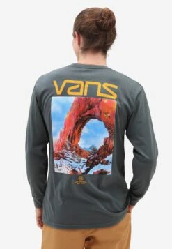 Vans CANYON ADVENTURE VINTAGE LS - Langarmshirt - Black