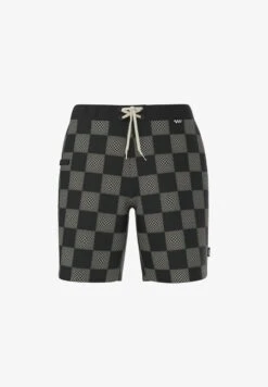 Vans THE DAILY VINTAGE CHECK - Badehose Pants - Black -Vans c7352529286f4e72844e52d213604c9d 1