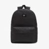 Vans MN OLD SKOOL CHECK BACKPACK - Tagesrucksack - Black Charcoal