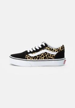 Vans OLD SKOOL UNISEX - Sneaker Low - Flocked Leopard/black/true White