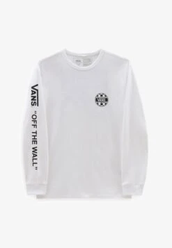 Vans OFF THE WALL CHECK GRAPHIC - Langarmshirt - White -Vans cfd18a0fba88451ba1cdfd726b00b8cf