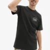 Vans GROUND UP SS - T-Shirt Print - Black