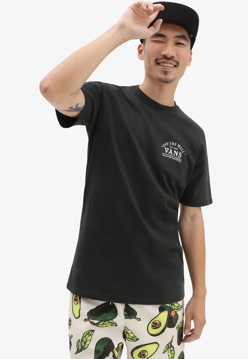 Vans GROUND UP SS - T-Shirt Print - Black 1 Vans GROUND UP SS - T-Shirt Print - Black