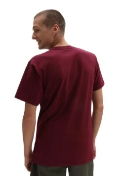 Vans LEFT CHEST LOGO - T-Shirt Basic - Burgundy -Vans d694278dbc374f528f339c79434938e0