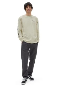 Vans DENIM PATCH - Langarmshirt - Light Beige