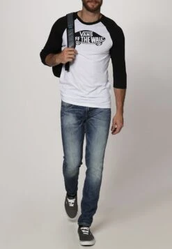 Vans OTW RAGLAN - Langarmshirt - White/black