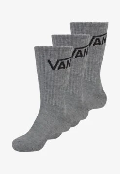 Vans MN CLASSIC CREW (6.5-9, 3PK) - Socken - Heather Grey