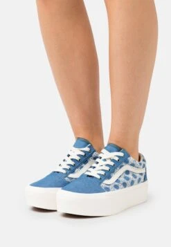Vans OLD SKOOL STACKFORM - Sneaker Low - Denim Mix Blue