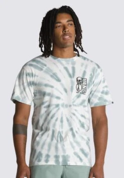 Vans NEED PEACE TIE DYE SS TEE - T-Shirt Print - Medium Green