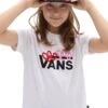 Vans VALENTINES LOGO BOXY - T-Shirt Print - White