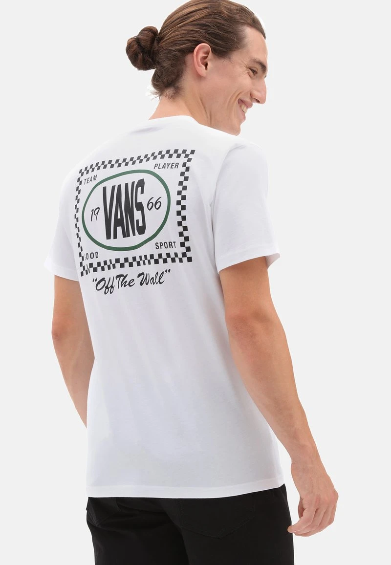 Vans TEAM PLAYER CHECKERBOARD - T-Shirt Print - White 3 Vans TEAM PLAYER CHECKERBOARD - T-Shirt Print - White – Bild 3