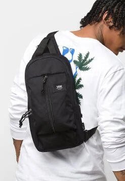 Vans MN WARP SLING BAG - Umhängetasche - Black Ripstop
