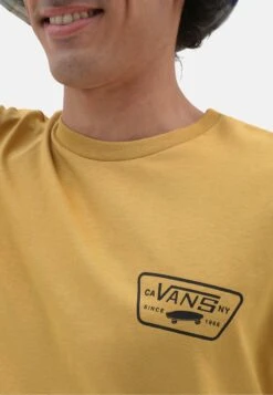 Vans FULL PATCH BACK SS TEE - T-Shirt Print - Medium Yellow -Vans eb299a963f7143c4ae55cf37ef6d3ab4