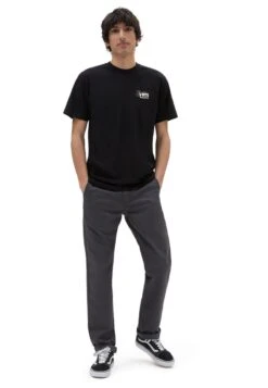 Vans DENIM PATCH - T-Shirt Print - Black