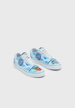 Vans OLD SKOOL UNISEX - Sneaker Low - Light Blue/white/multi-coloured