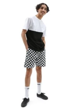 Vans MN COLORBLOCK TEE - T-Shirt Print - White -Vans f6bfa3de2900445d9f4134bb996f053c 1