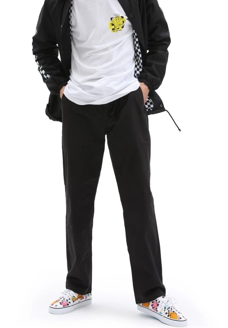 Vans MN RANGE RELAXED ELASTIC - Stoffhose - Black 1 Vans MN RANGE RELAXED ELASTIC - Stoffhose - Black