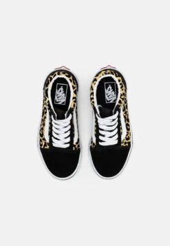 Vans OLD SKOOL UNISEX - Sneaker Low - Flocked Leopard/black/true White -Vans f81eb8d2ab344ec6a4e7b229a2d15351