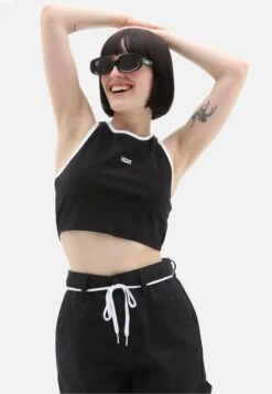 Vans LONGLINE RACERBACK BRALETTE - Top - Black -Vans faa7afae078c4b26ba8baa7f2e7541e5 2