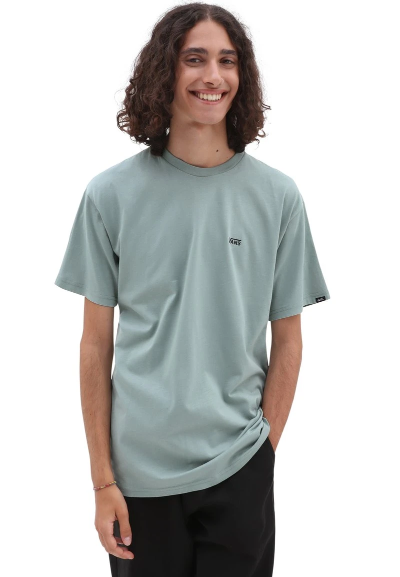 Vans LEFT CHEST LOGO - T-Shirt Basic - Anthracite 1 Vans LEFT CHEST LOGO - T-Shirt Basic - Anthracite