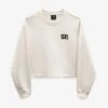 Vans VARSITY BOXY FIT CROP P/O - Sweatshirt - White