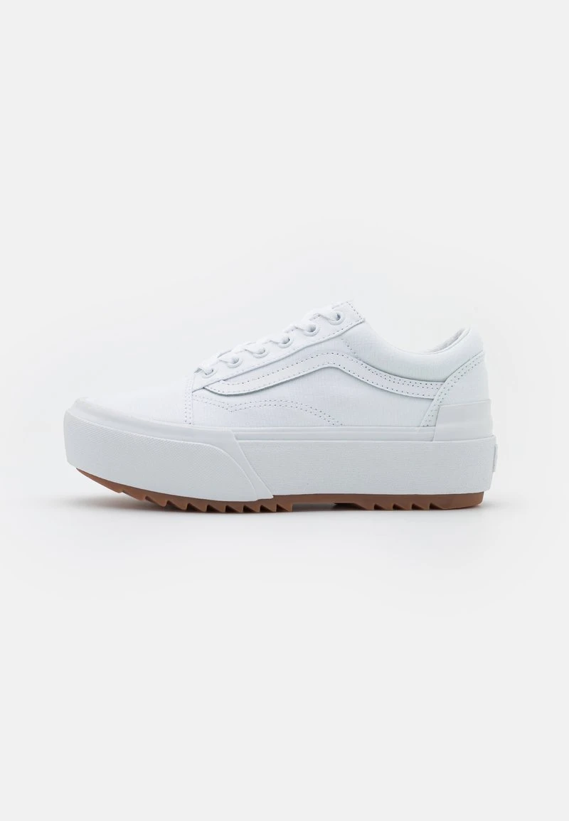 Vans OLD SKOOL STACKED - Sneaker Low - True White 2 Vans OLD SKOOL STACKED - Sneaker Low - True White – Bild 2