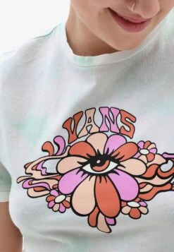Vans PSYCHEDELIC EYE PRINT - T-Shirt Print - Medium Blue -Vans ff16cb3175f14c09a9b2382bb136ea19